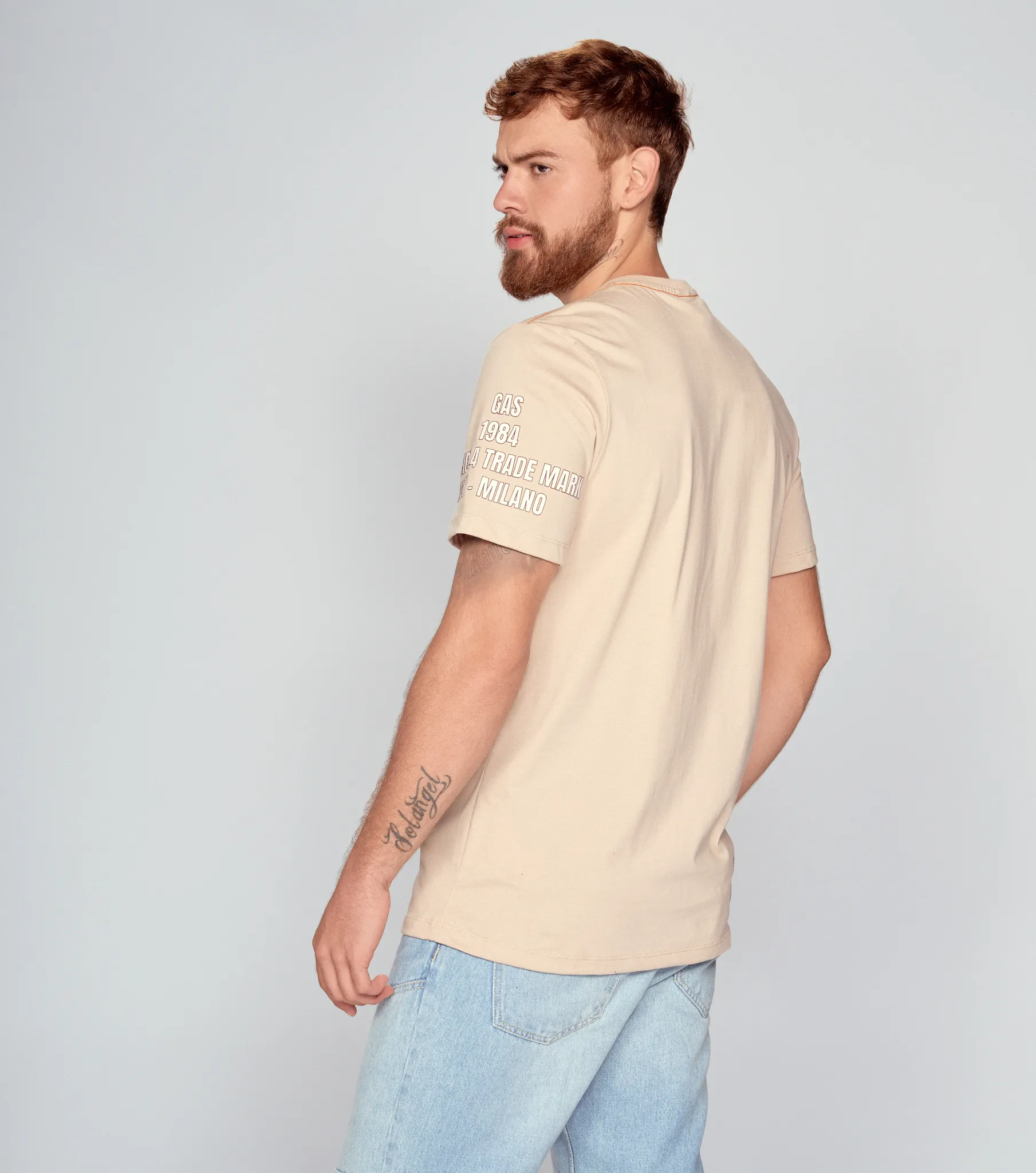 Pilot Camiseta Estampada Regular Fit Masculina Gas 834593 AO