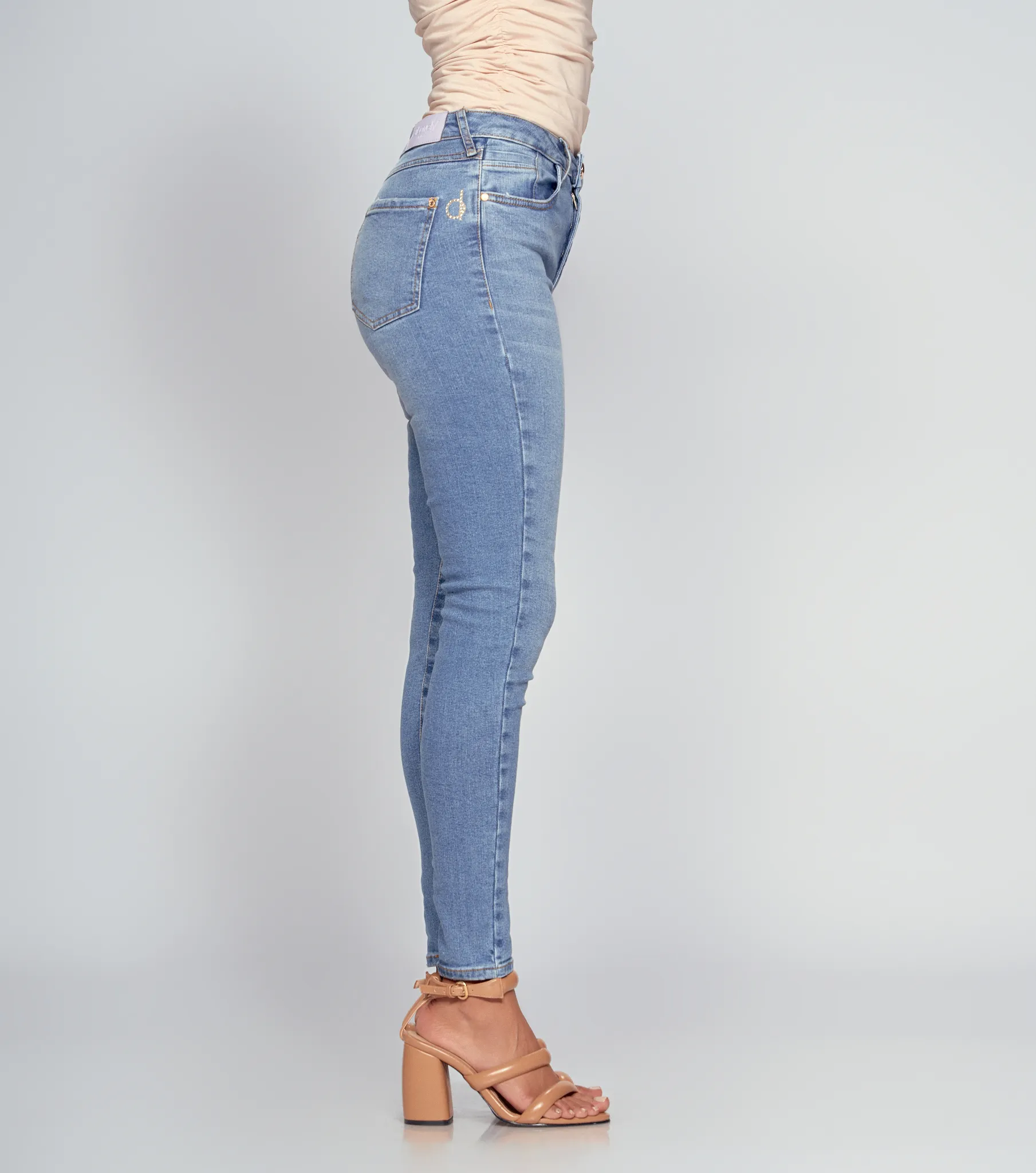 Praga Jean Skinny Para Mujer Bella Derek 826622 AC