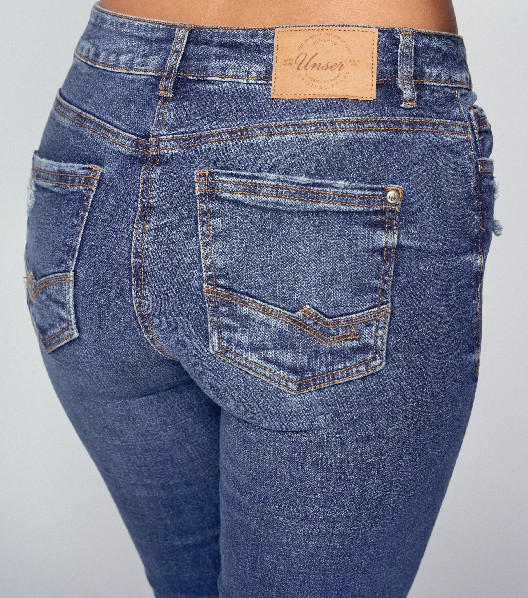 Star Mariam Jean Bota Recta Con Proceso Y Bolsillos Unser 834253 AZ