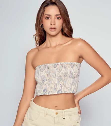 Top Para Mujer Encauchado En Textil Sublimado DerekKQ