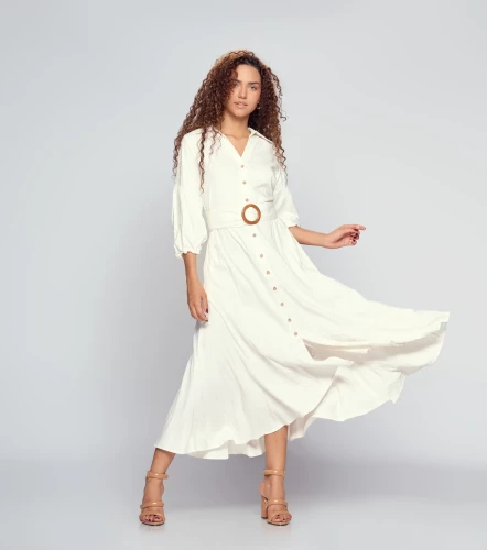 Vestido Largo Para Mujer Con Gola DerekAR