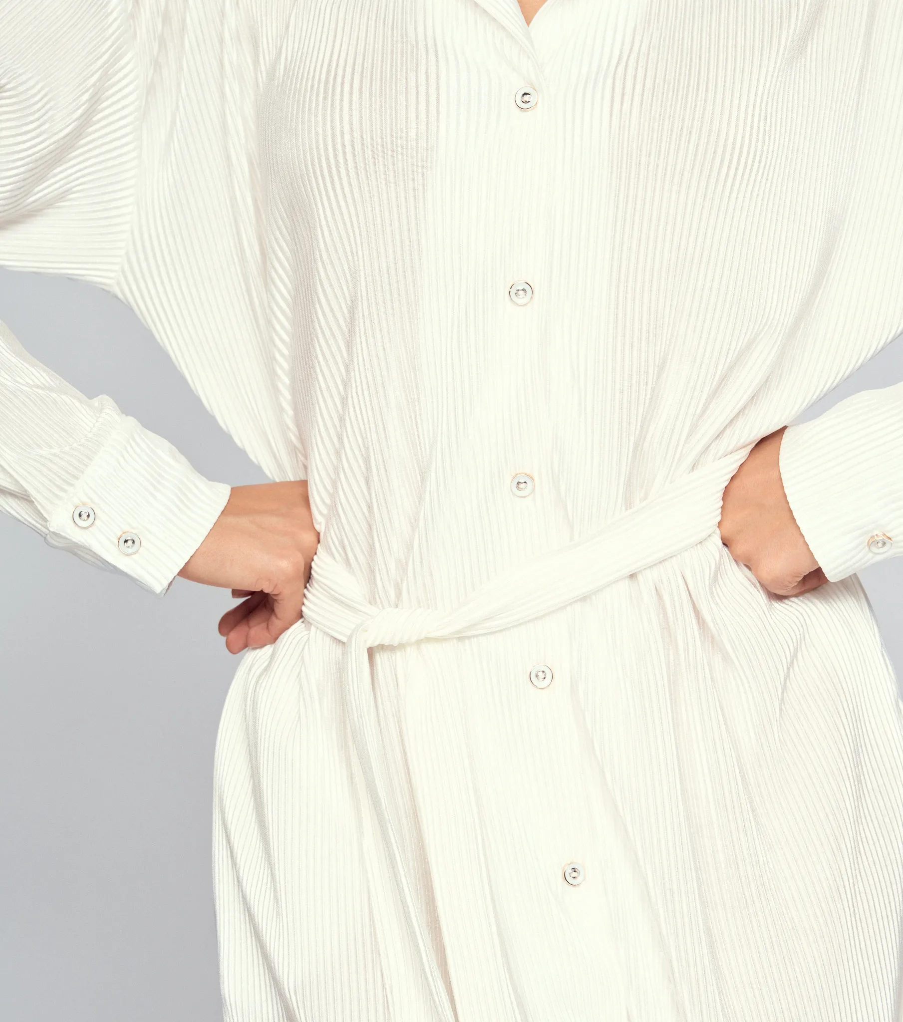 Vestido Para Mujer Manga Larga Unicolor Derek 830164 AR