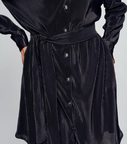 Vestido Para Mujer Manga Larga Unicolor DerekNG