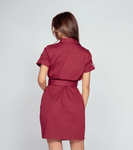 Vestido Para Mujer Valeria Cargo Unicolor DerekVT