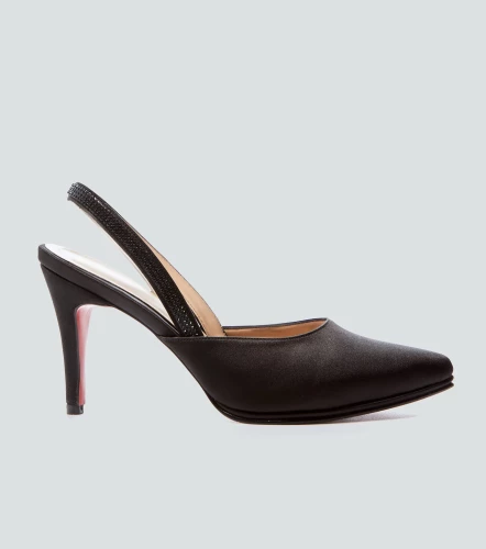 Zapatilla Para Mujer Con Tacon Y Brillos DerekNG