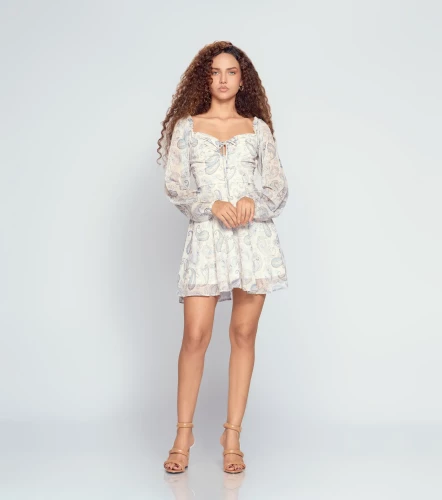 Vestido Corto Para Mujer Estampado Floral DerekKQ