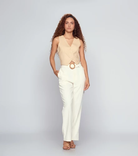 Pantalon Para Mujer Unicolor DerekAR