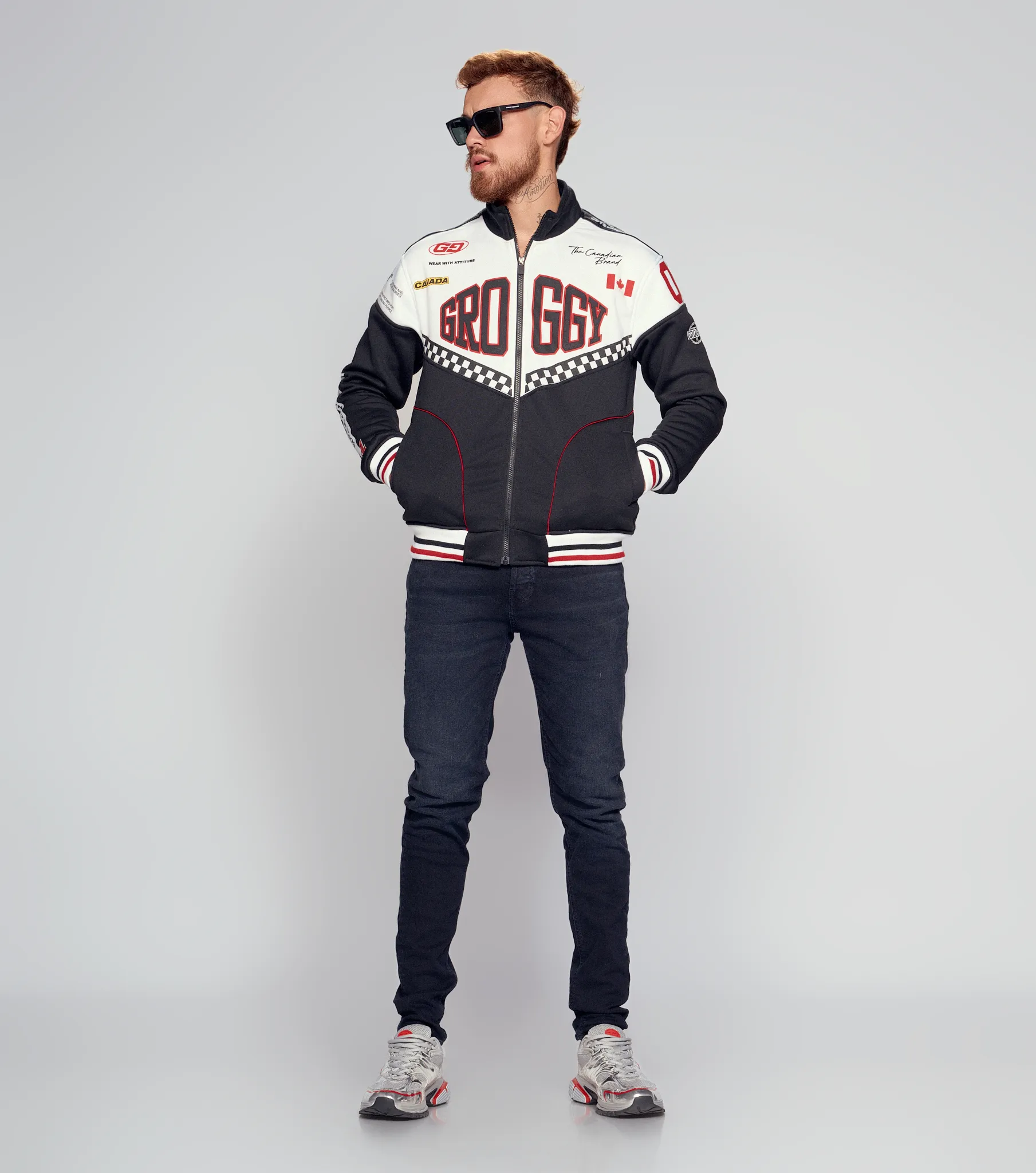 Ero Buzo De Cremallera Masculino Groggy 832282 NG