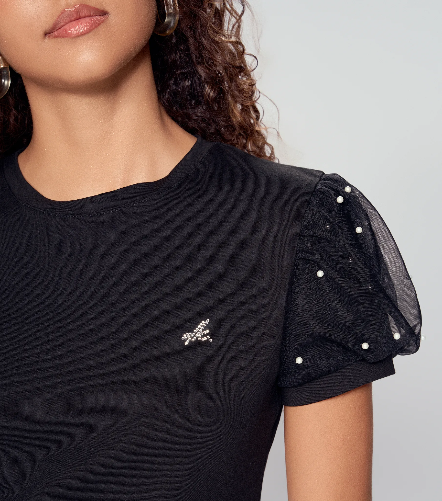 Camisa Para Mujer Manga Corta Derek 833368 BL