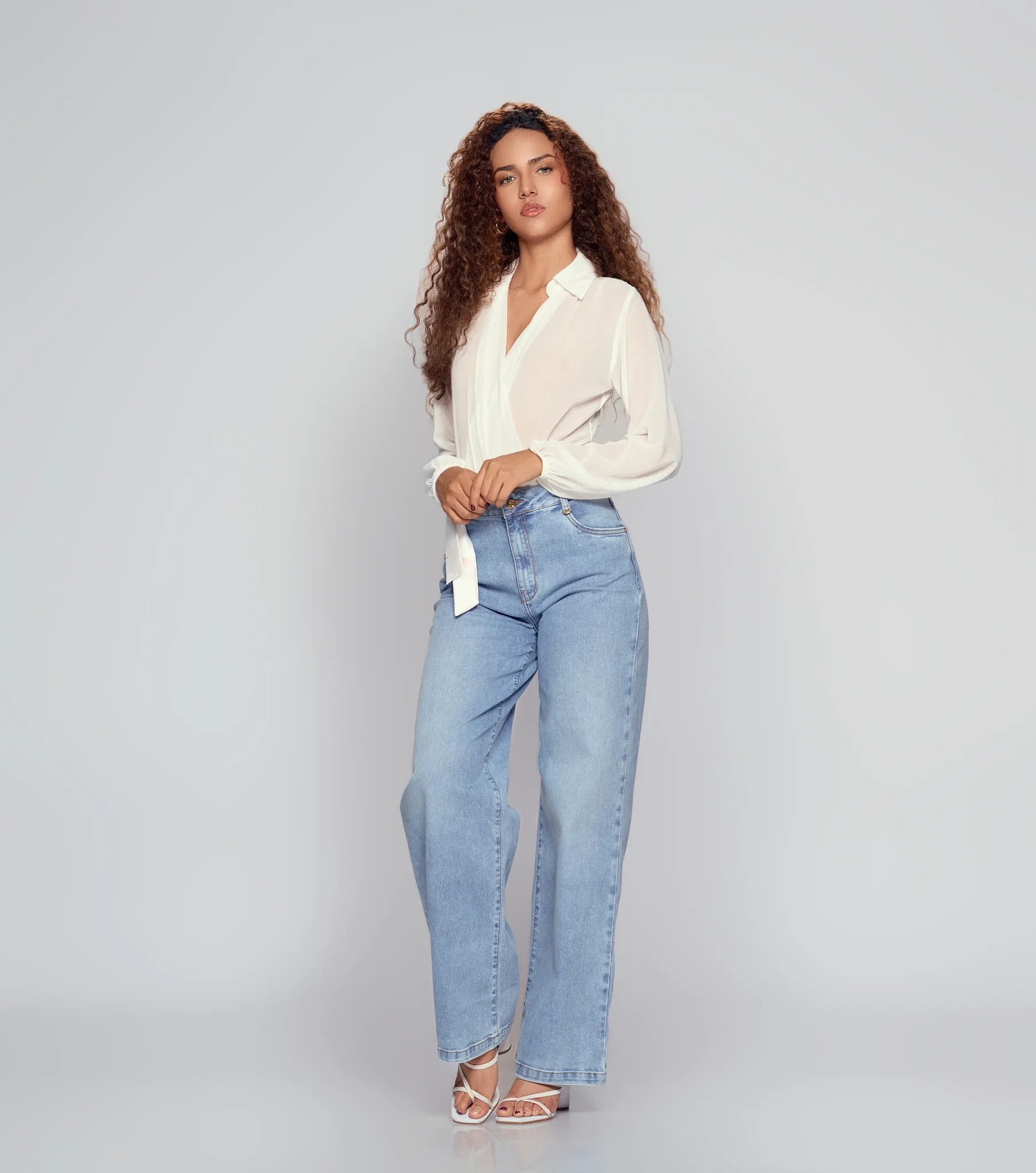 Jean Para Mujer Bota Recta Con Proceso Praga Romina Derek 833743 AZ