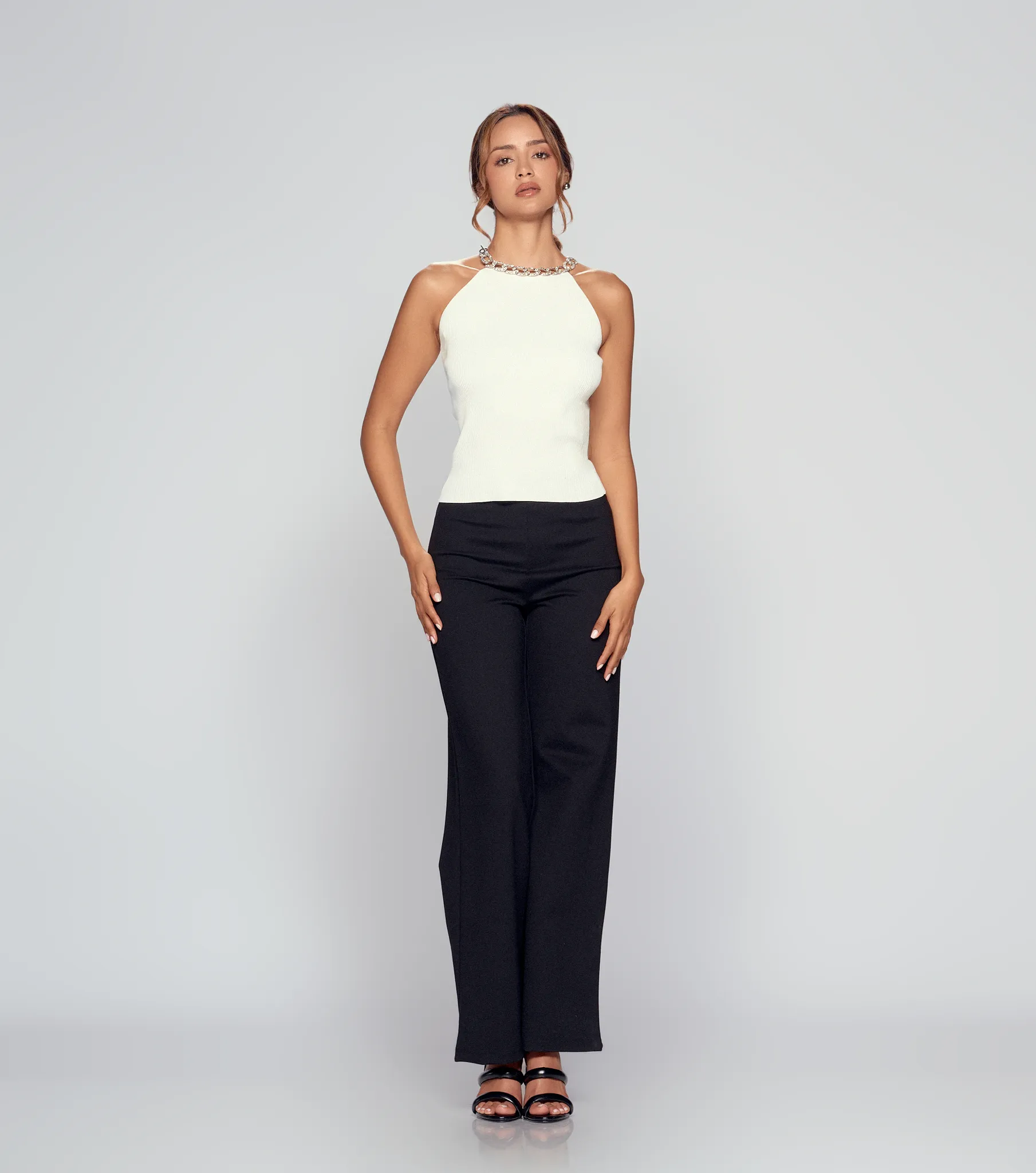 Blusa Cuello Halter Unicolor Derek 833762 AR