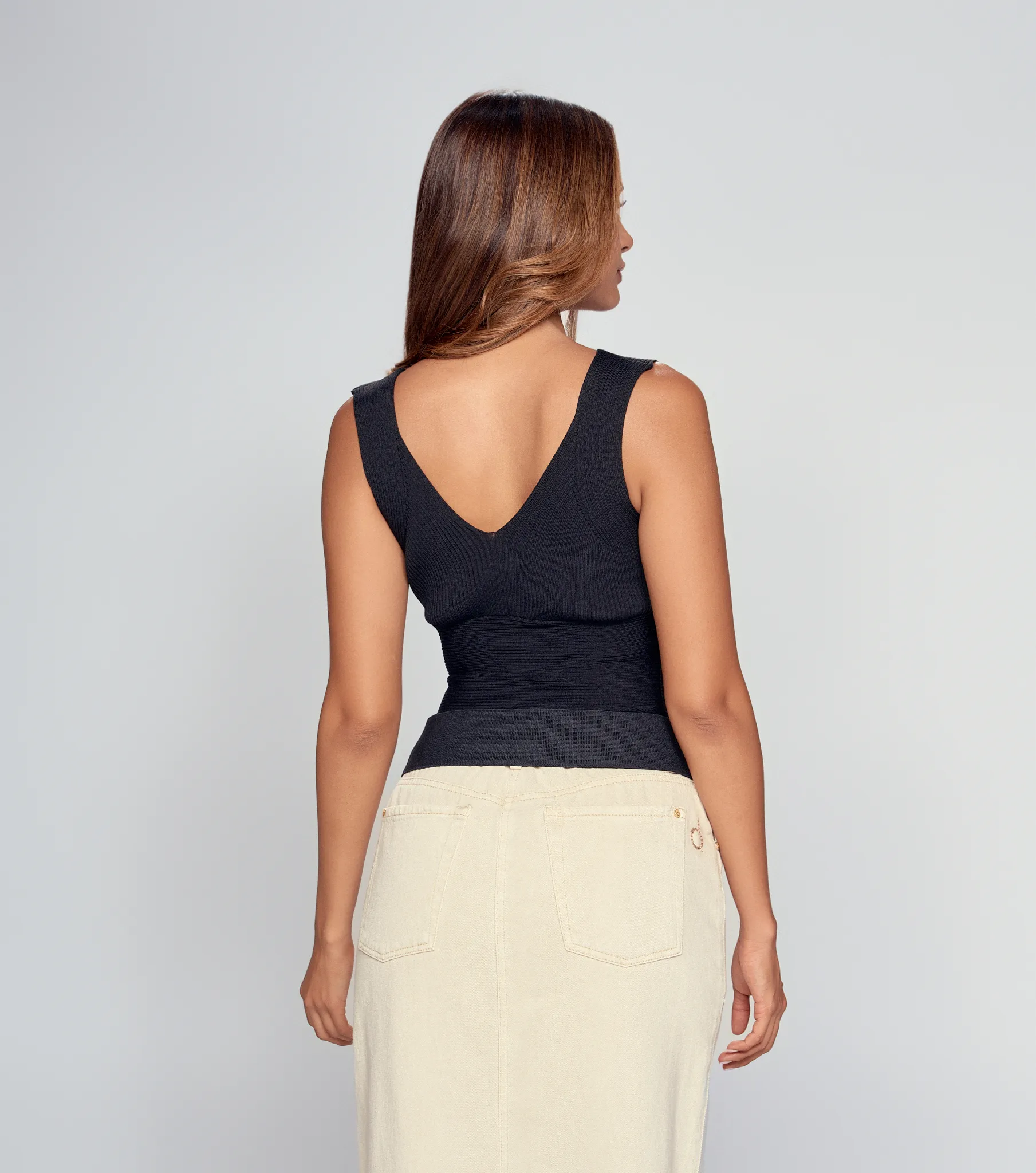 Blusa Escote V Unicolor Derek 833763 AR