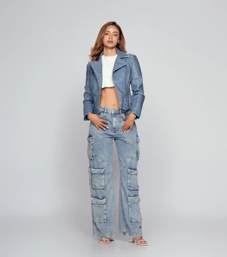 Chaqueta Cuello Solapa Manga Larga Unicolor DerekAZ