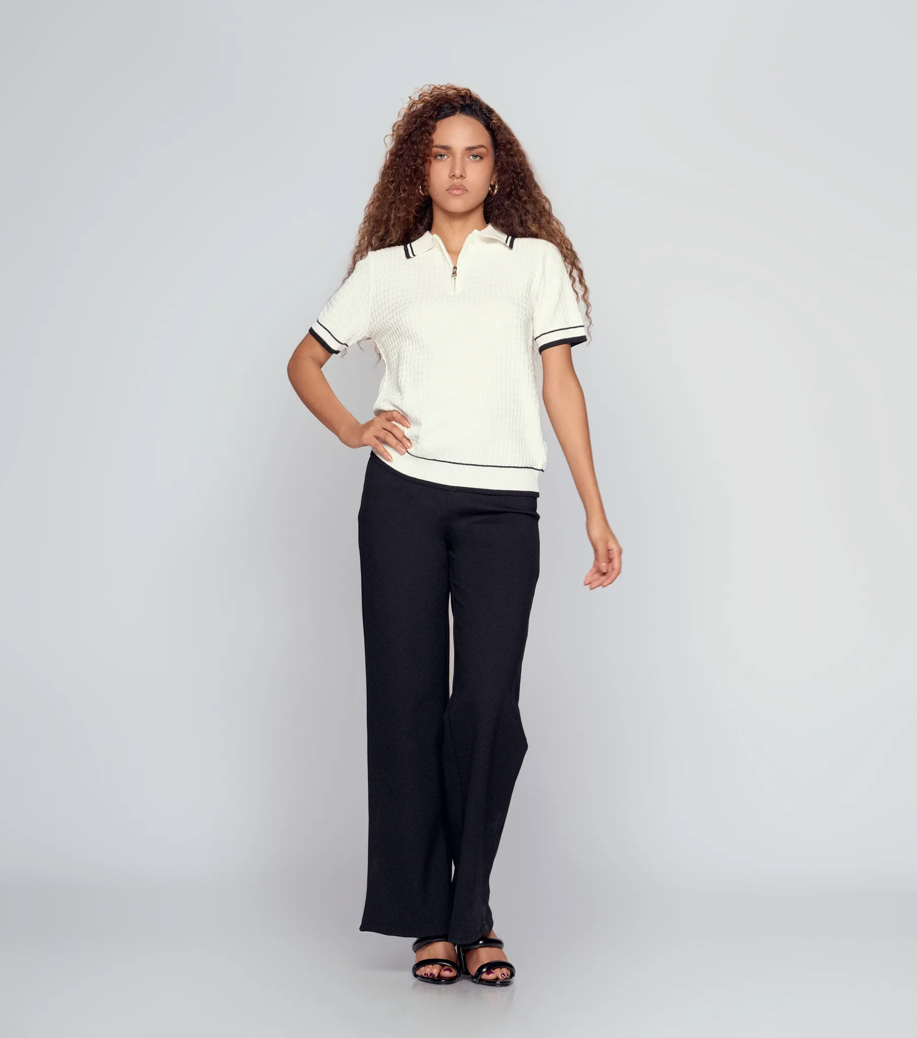 Blusa Tipo Polo Unicolor Derek 834202 AR