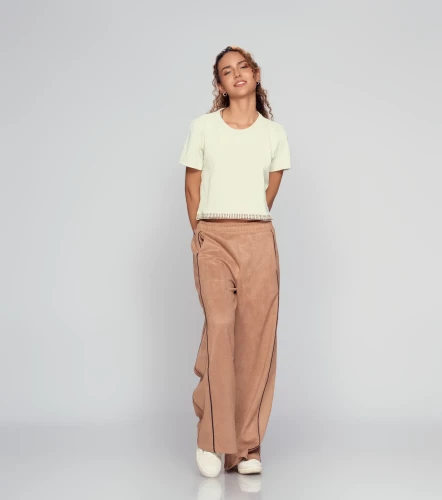 Cazzu Pantalon Recto Con Cortes TyperCD