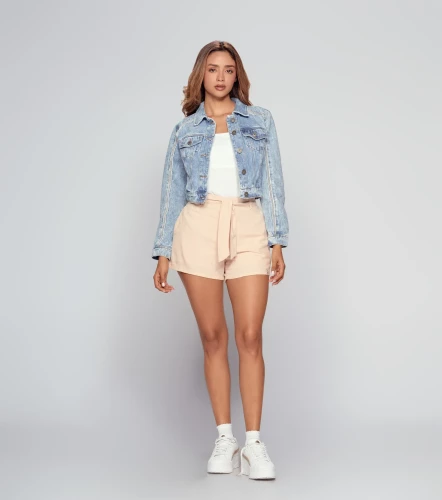 Lorena Short Con Bolsillos Y Cinturon UnserKQ