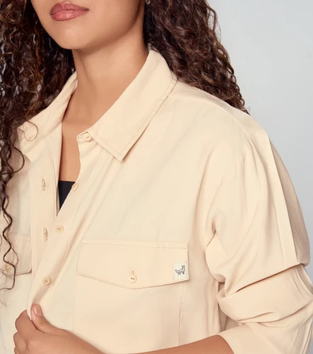 Adela Camisa Manga Larga Corta Con Bolsillos UnserAR