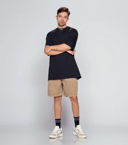 Bruno T Shirt Oversize Bordado En Cuello TyperNG