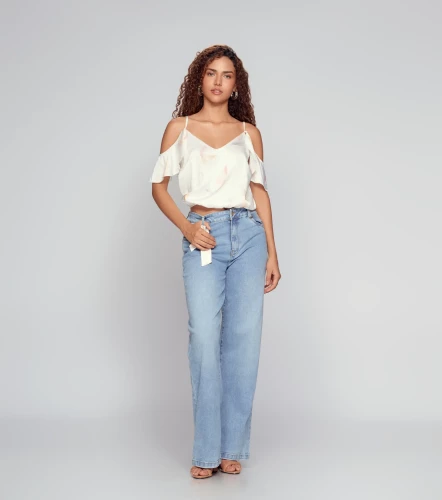 Blusa De Tiras Estampada Para Mujer Alondra DerekBL