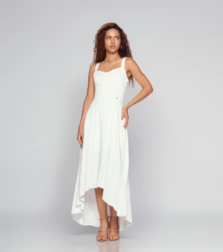 Vestido Para Mujer Con Cortes Unicolor Ariadne DerekBL