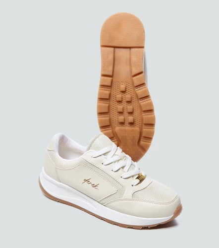 Tenis Para Mujer Unicolor Con Suela Alta DerekAR