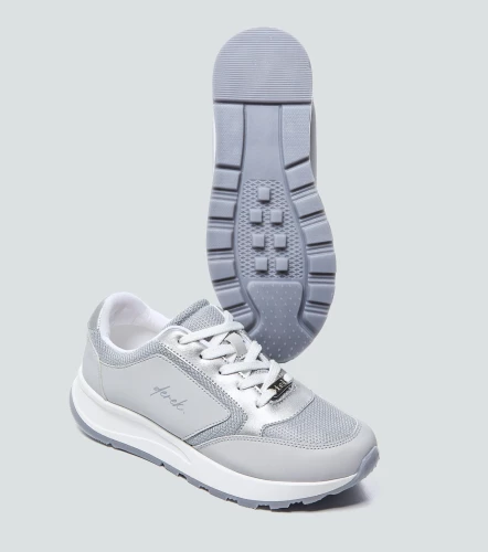 Tenis Para Mujer Unicolor Con Suela Alta DerekGR