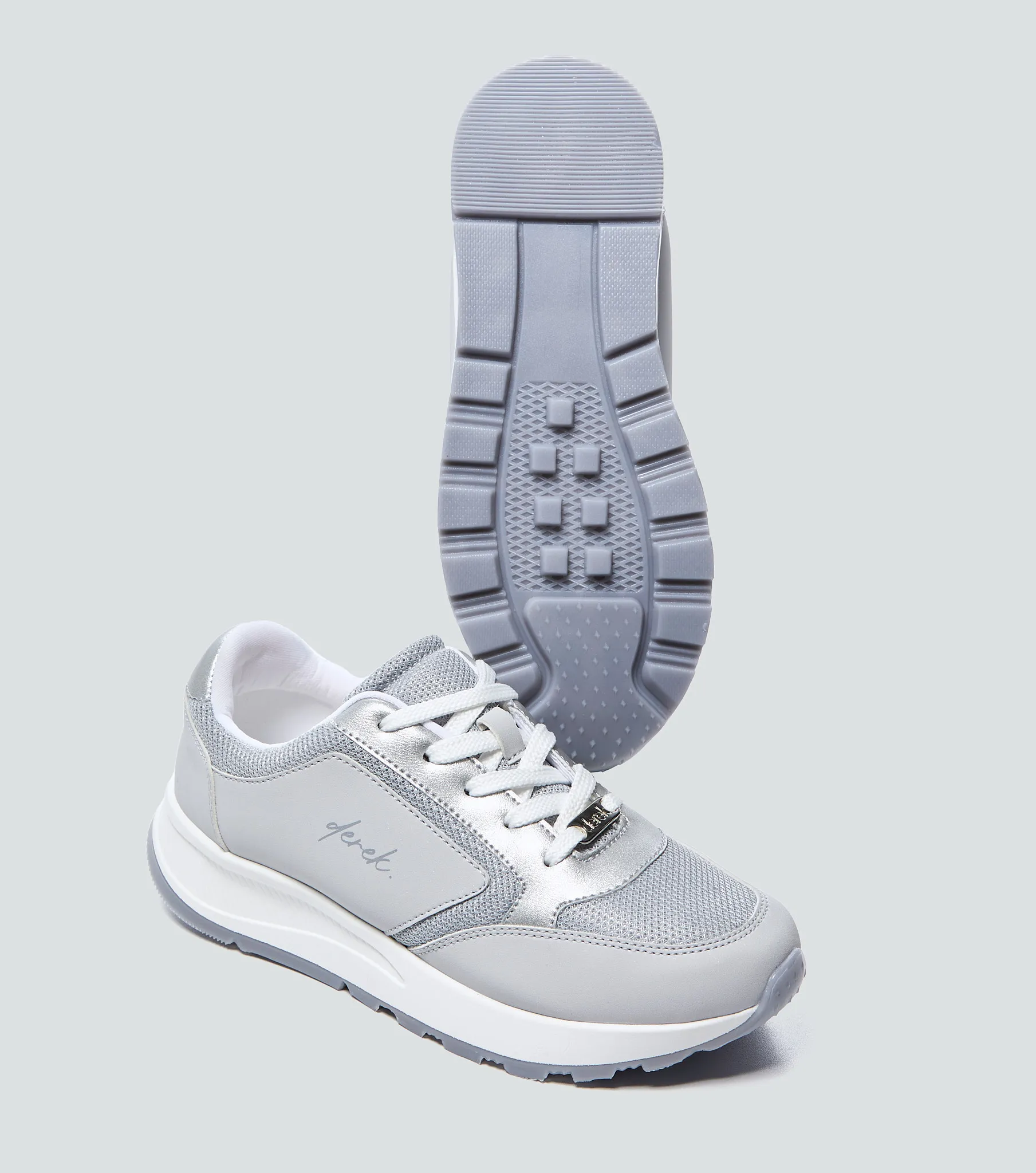 Tenis Para Mujer Unicolor Con Suela Alta Derek 834947 AR