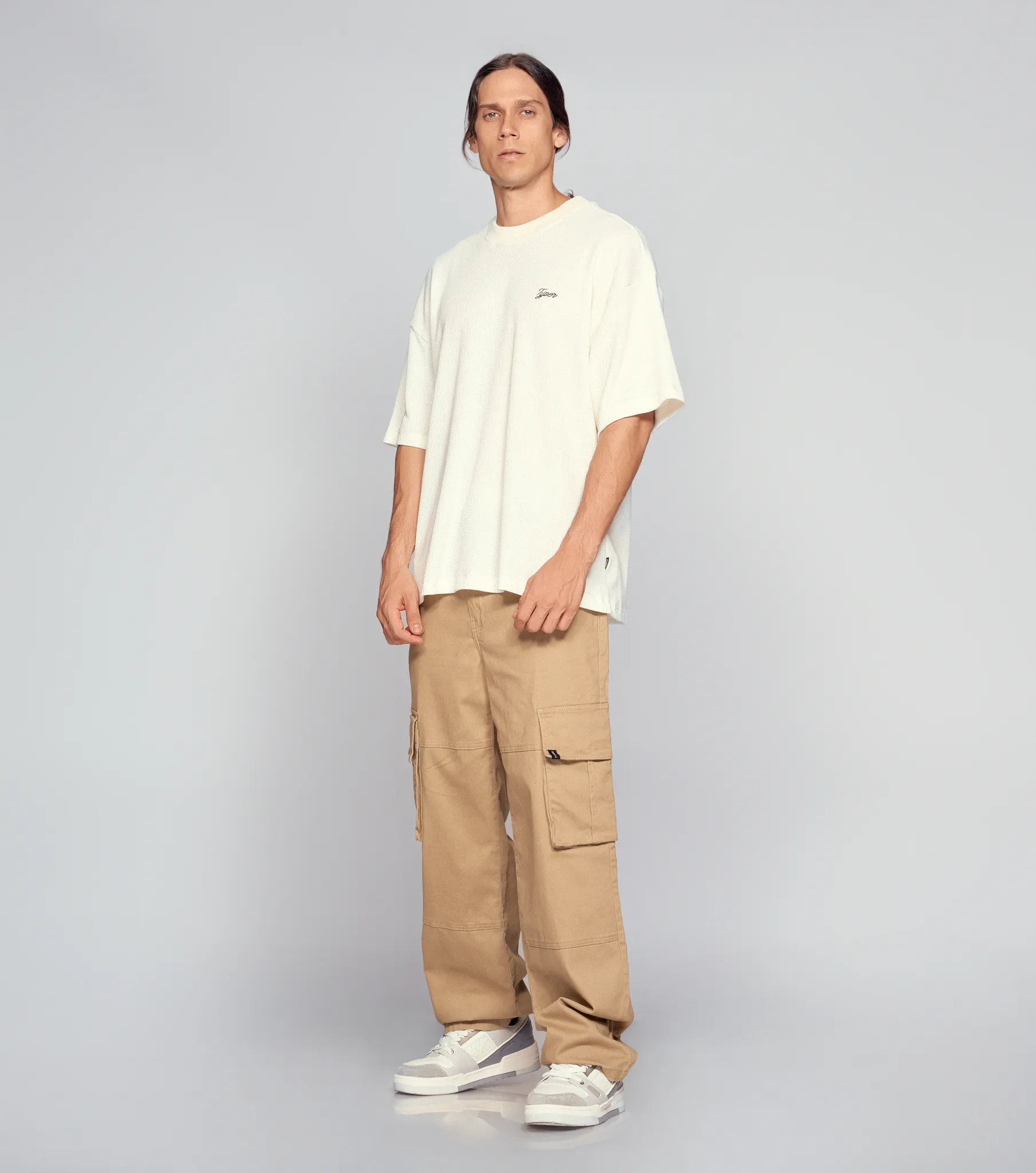 Jam T Shirt Oversized Cuello Tejido Typer 835195 BH