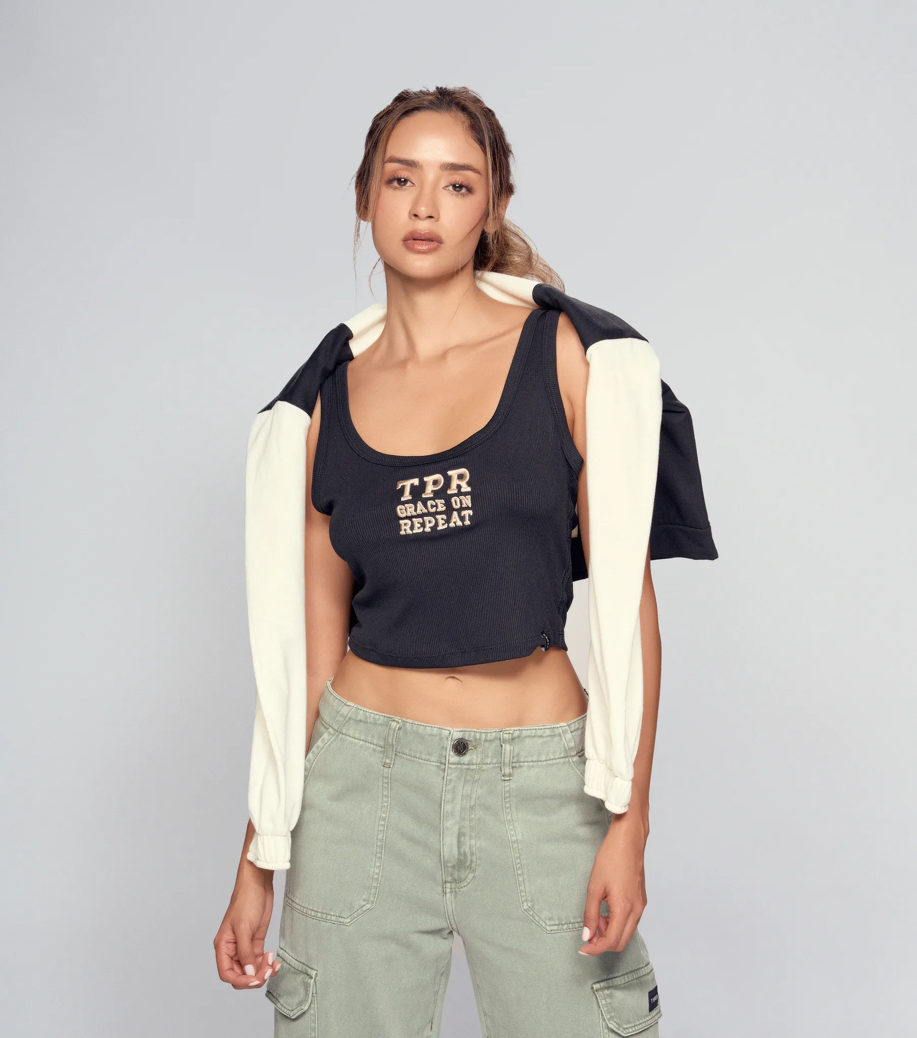 Alia Blusa Esqueleto Bordada Typer 835161 BL