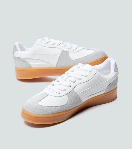 Andres Tenis Casual Unicolor Con Suela En Contraste UnserBL