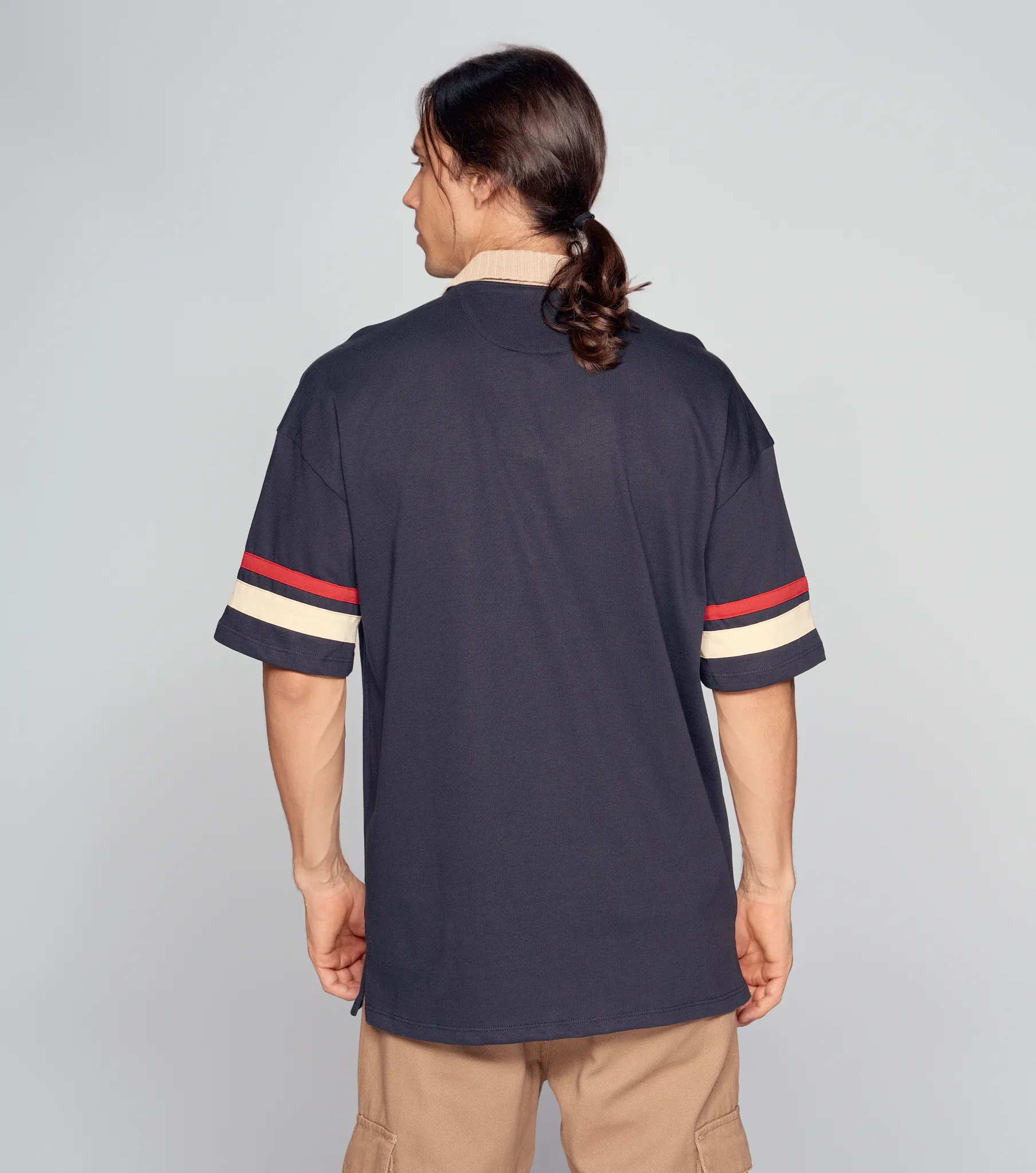 Ansel Polo Oversized Masculina Groggy 834660 AO