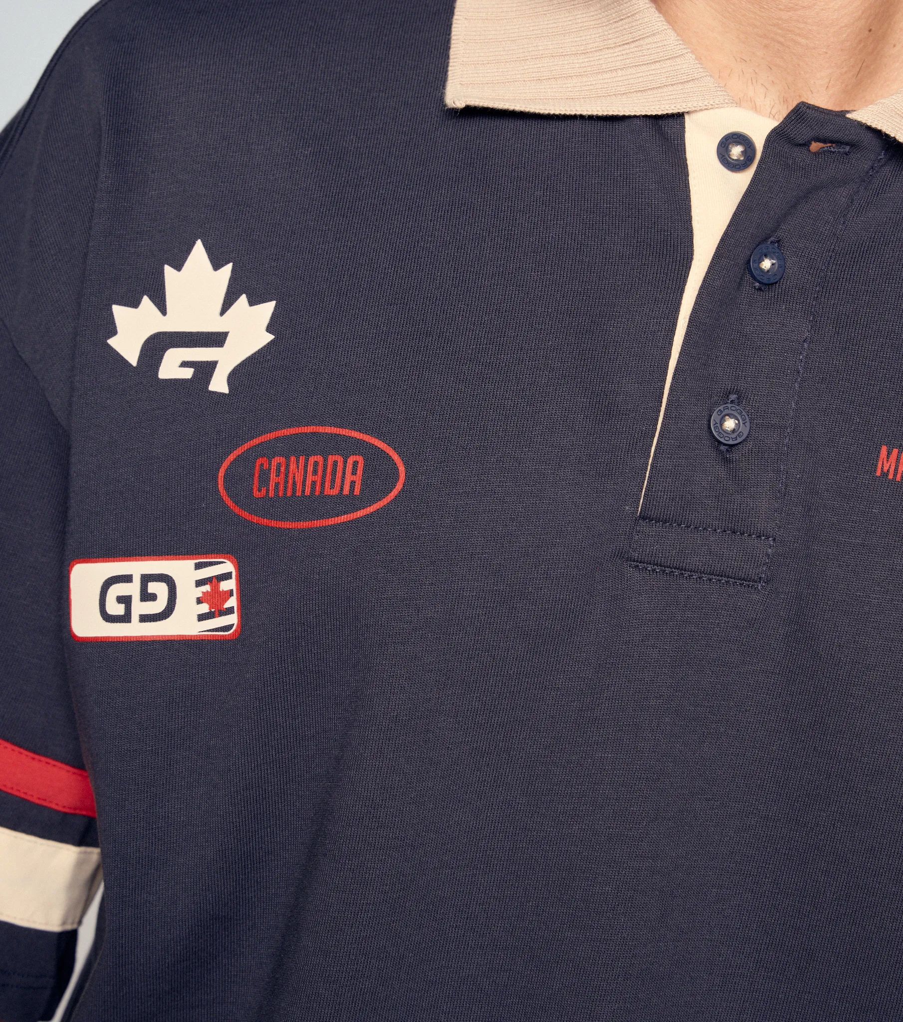 Ansel Polo Oversized Masculina Groggy 834660 AO