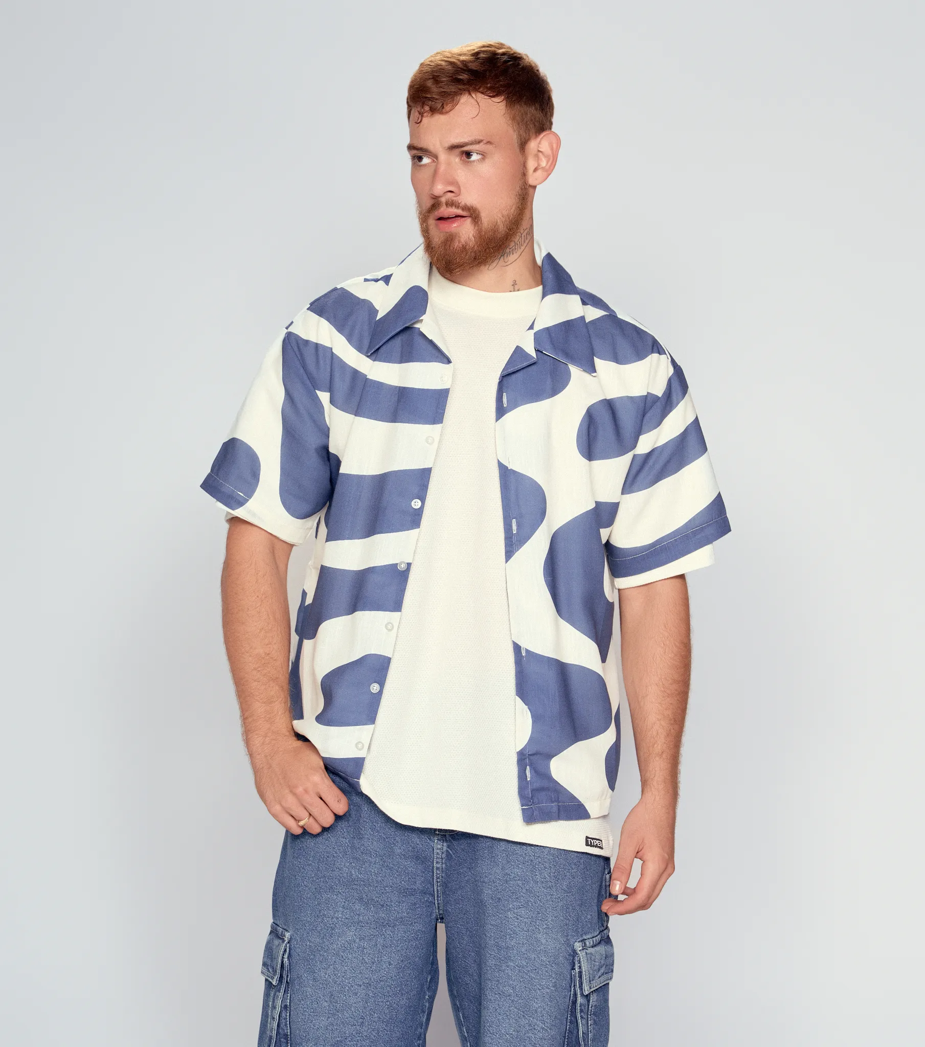 Berlin Camisa Extraoversized Sublimada TyperAZ