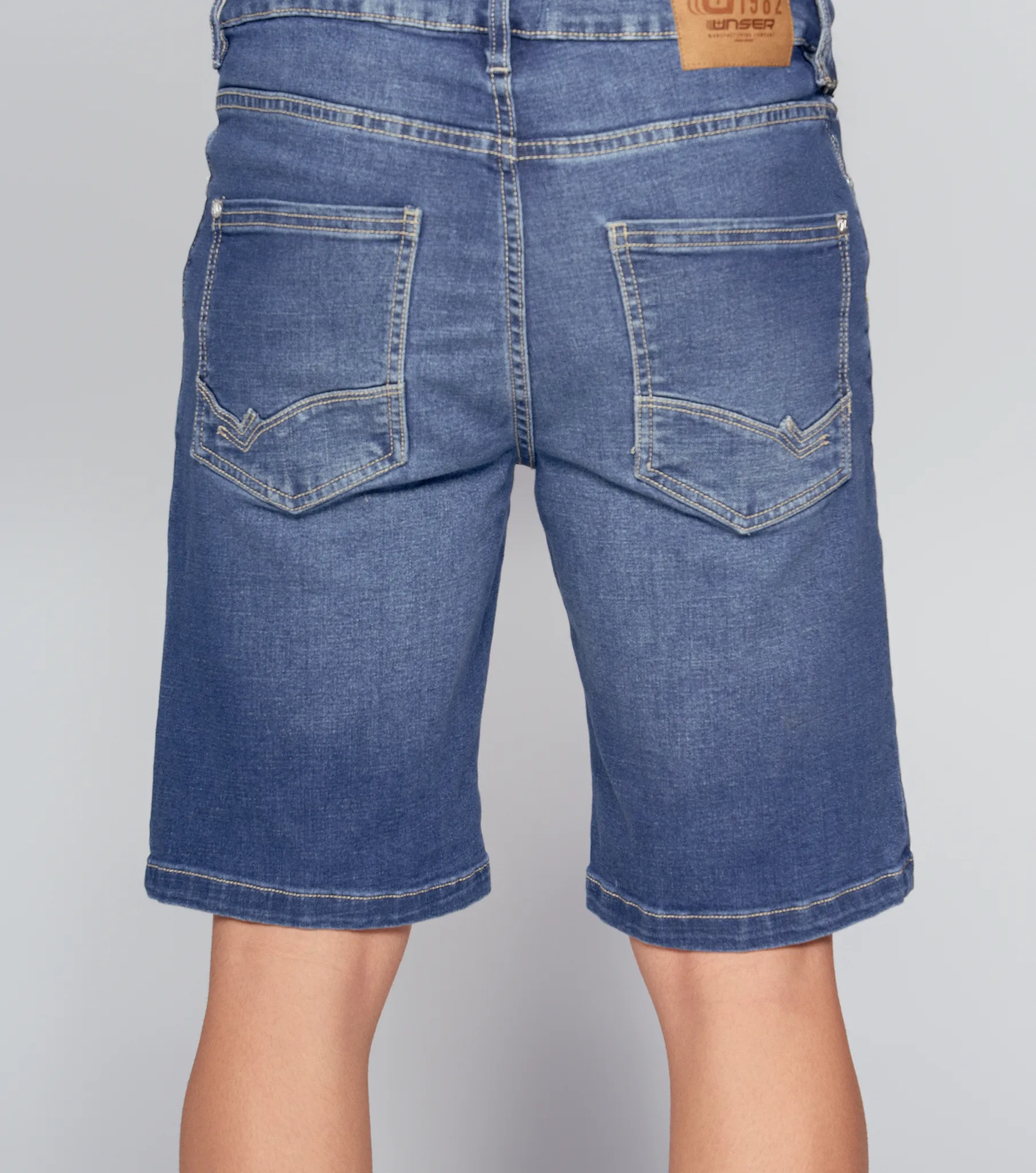 Bermuda Para Hombre En Indigo Con Proceso Medio Unser 834220 AZ