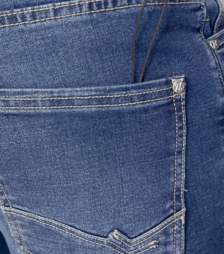 Bermuda Para Hombre En Indigo Con Proceso Medio UnserAZ