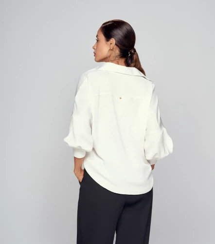 Blusa Camisera Para Mujer Unicolor Manga Ranglan DerekBL