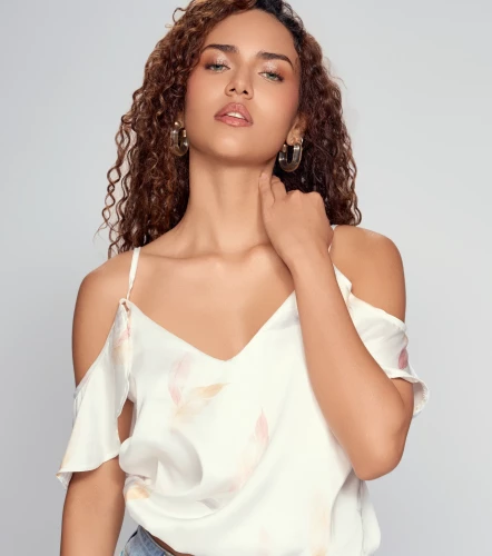 Blusa De Tiras Estampada Para Mujer Alondra DerekBL