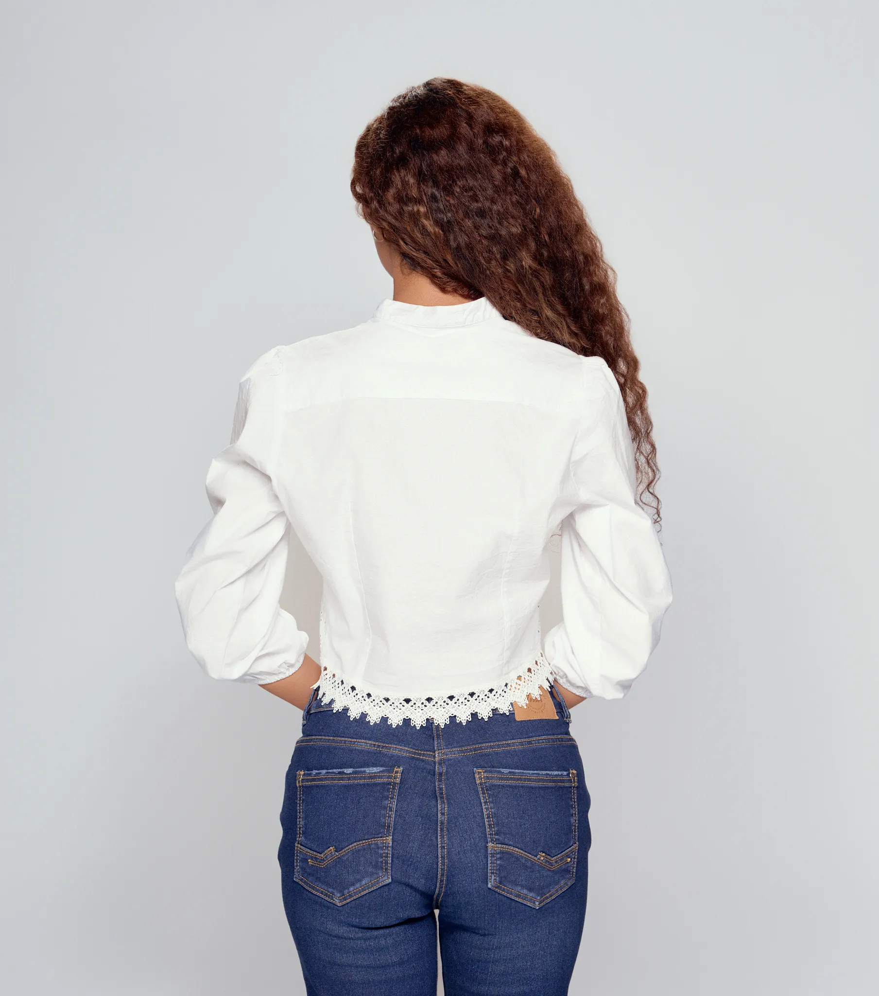 Blusa Para Mujer Con Oajlillo Y Alforzas Unser 830837 BL