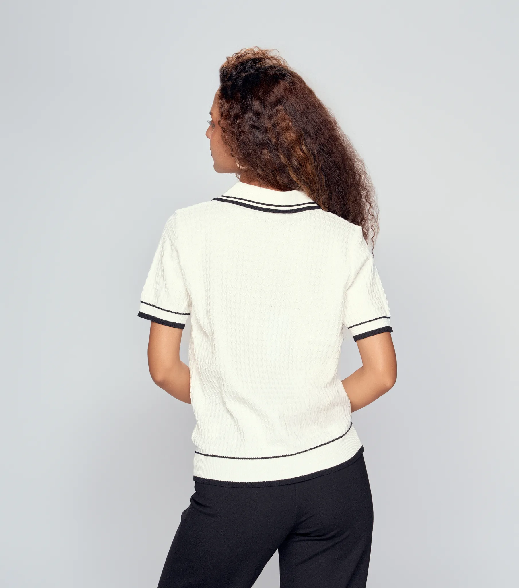 Blusa Tipo Polo Unicolor Derek 834202 AR