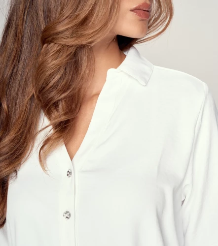 Bluson Camisero Dana Con Decorado En Bajante DerekBL