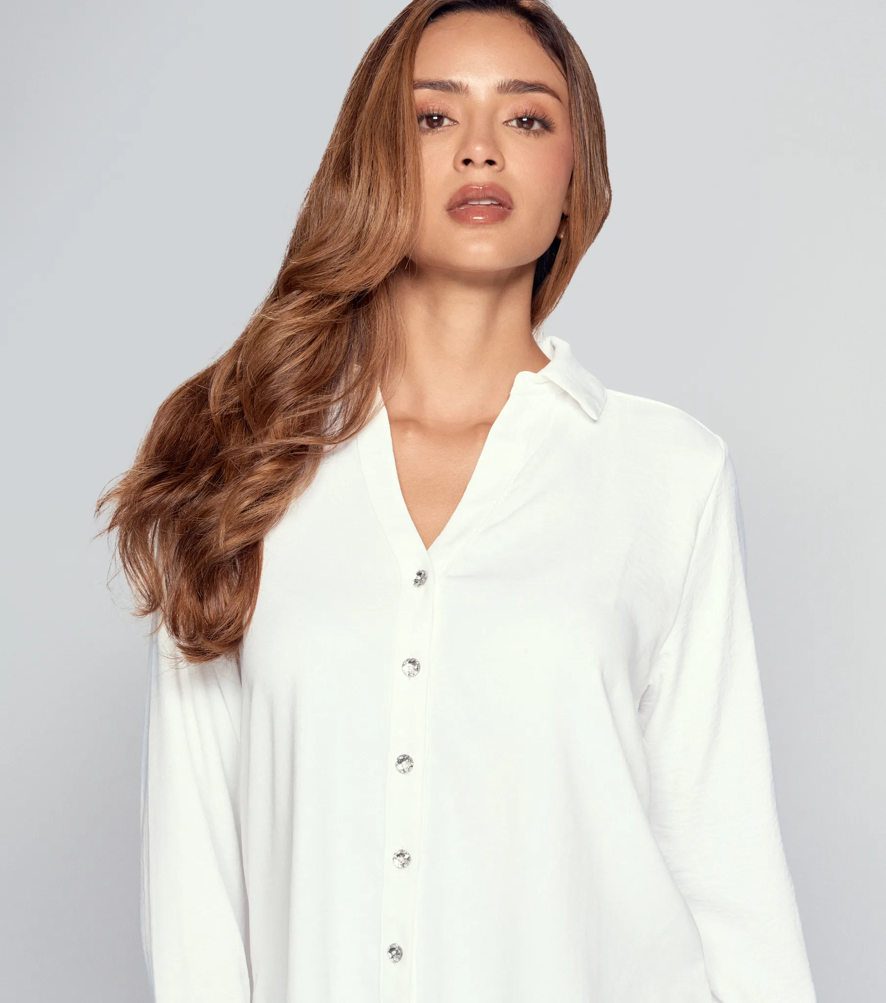 Bluson Camisero Dana Con Decorado En Bajante Derek 833372 BL