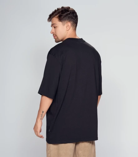 Bruno T Shirt Oversize Bordado En Cuello TyperNG