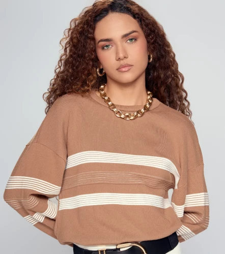 Buzo Para Mujer Tejido Combinado Tyla DerekCF