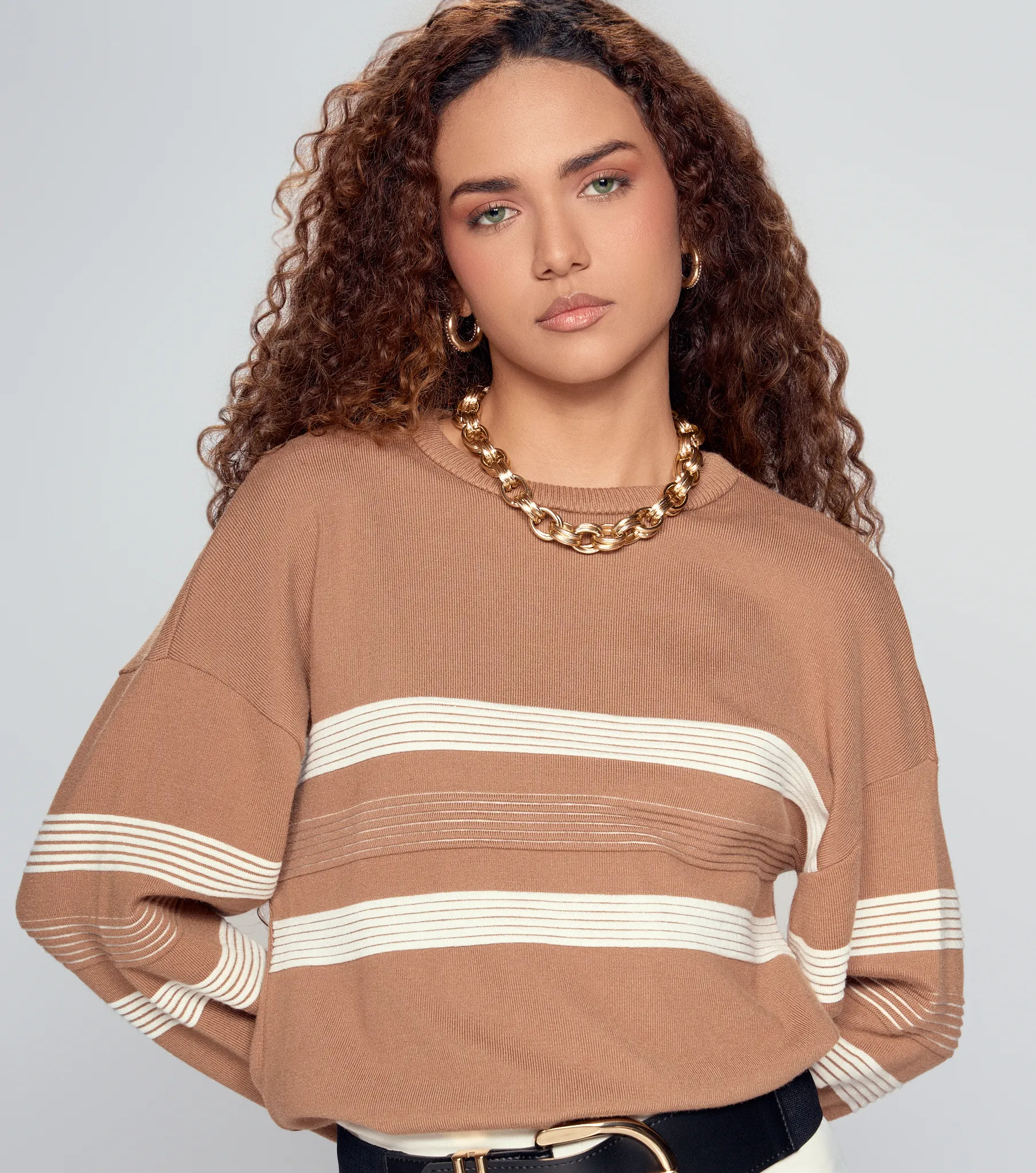 Buzo Para Mujer Tejido Combinado Tyla Derek 834916 CF