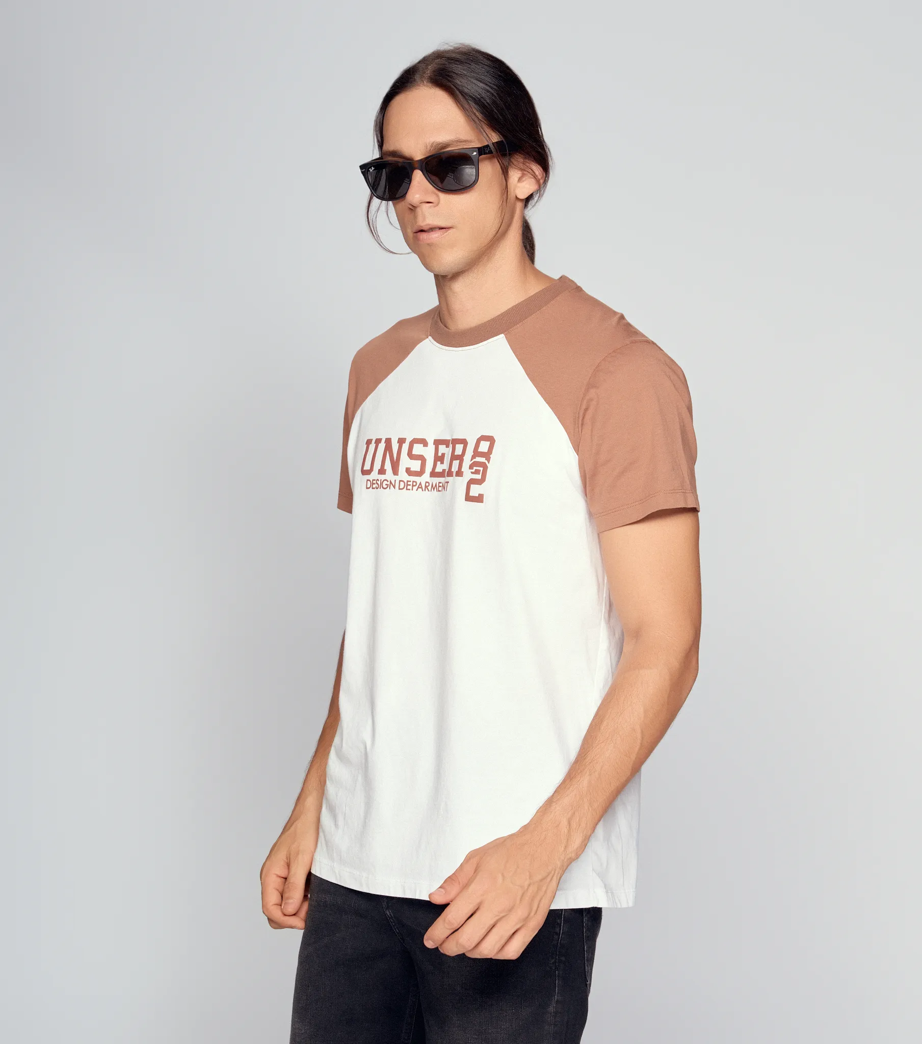 Camisa Para Hombre Molderia Comfort Manga Rangla Combinada Unser 834112 CF