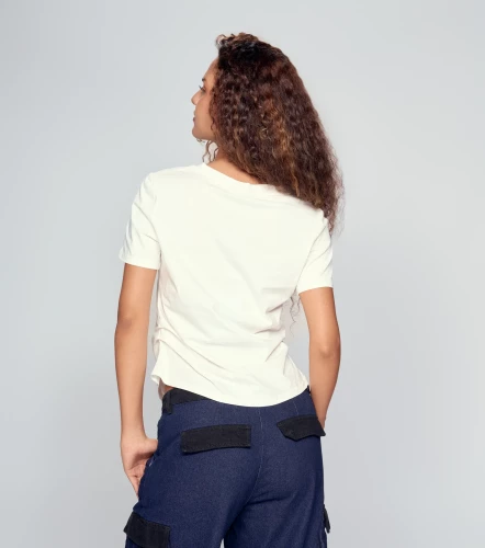 Camiseta Unicolor Con Estampado DerekBL