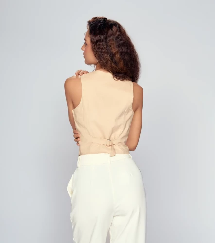 Chaleco Unicolor Para Mujer Charlotte DerekKQ
