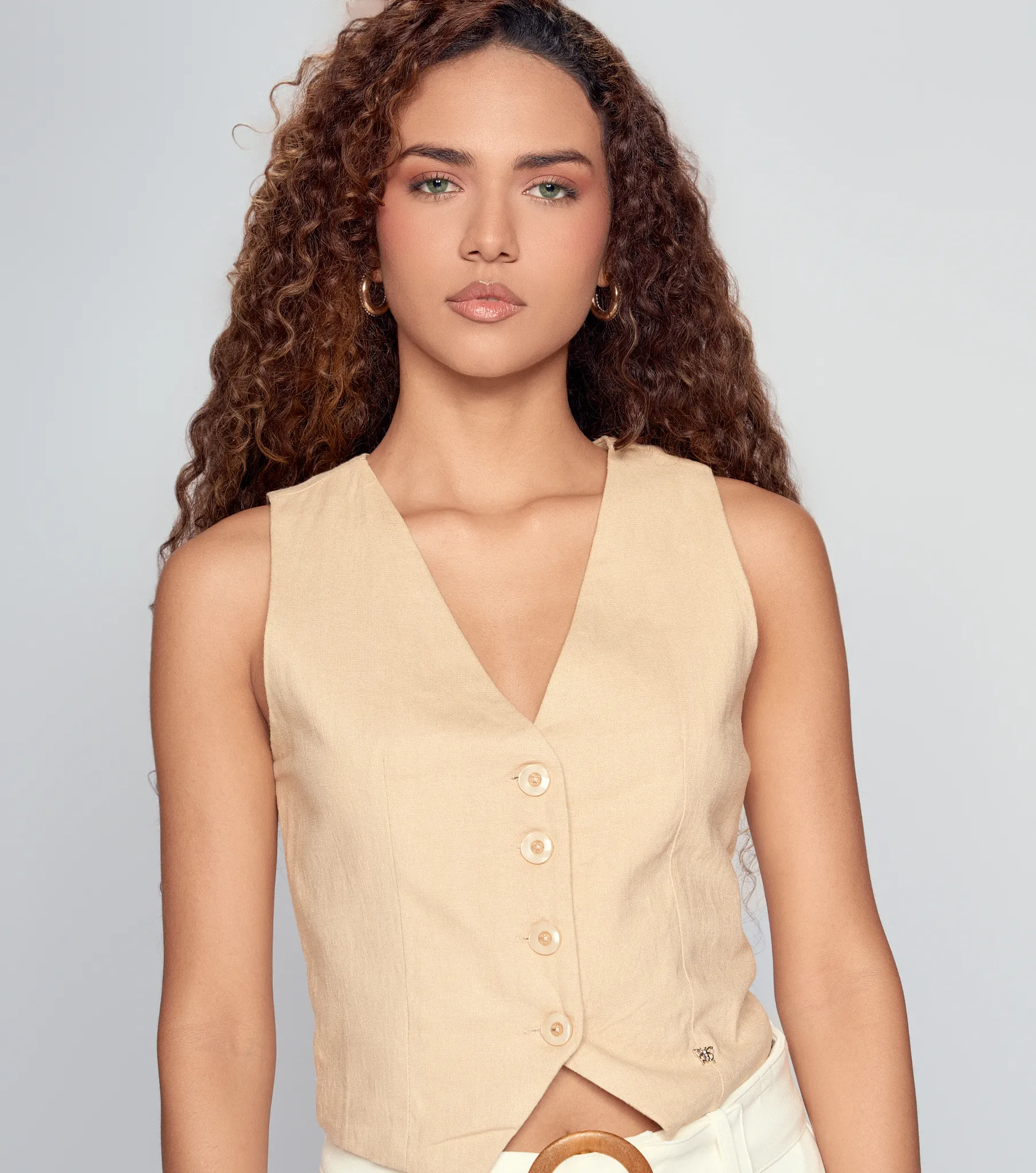 Chaleco Unicolor Para Mujer Charlotte Derek 834308 KQ