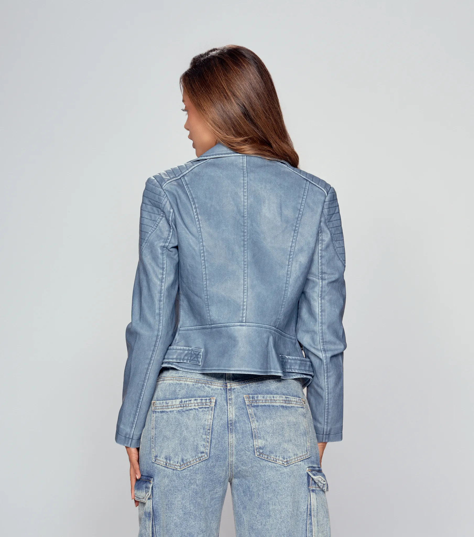 Chaqueta Cuello Solapa Manga Larga Unicolor Derek 834188 AZ