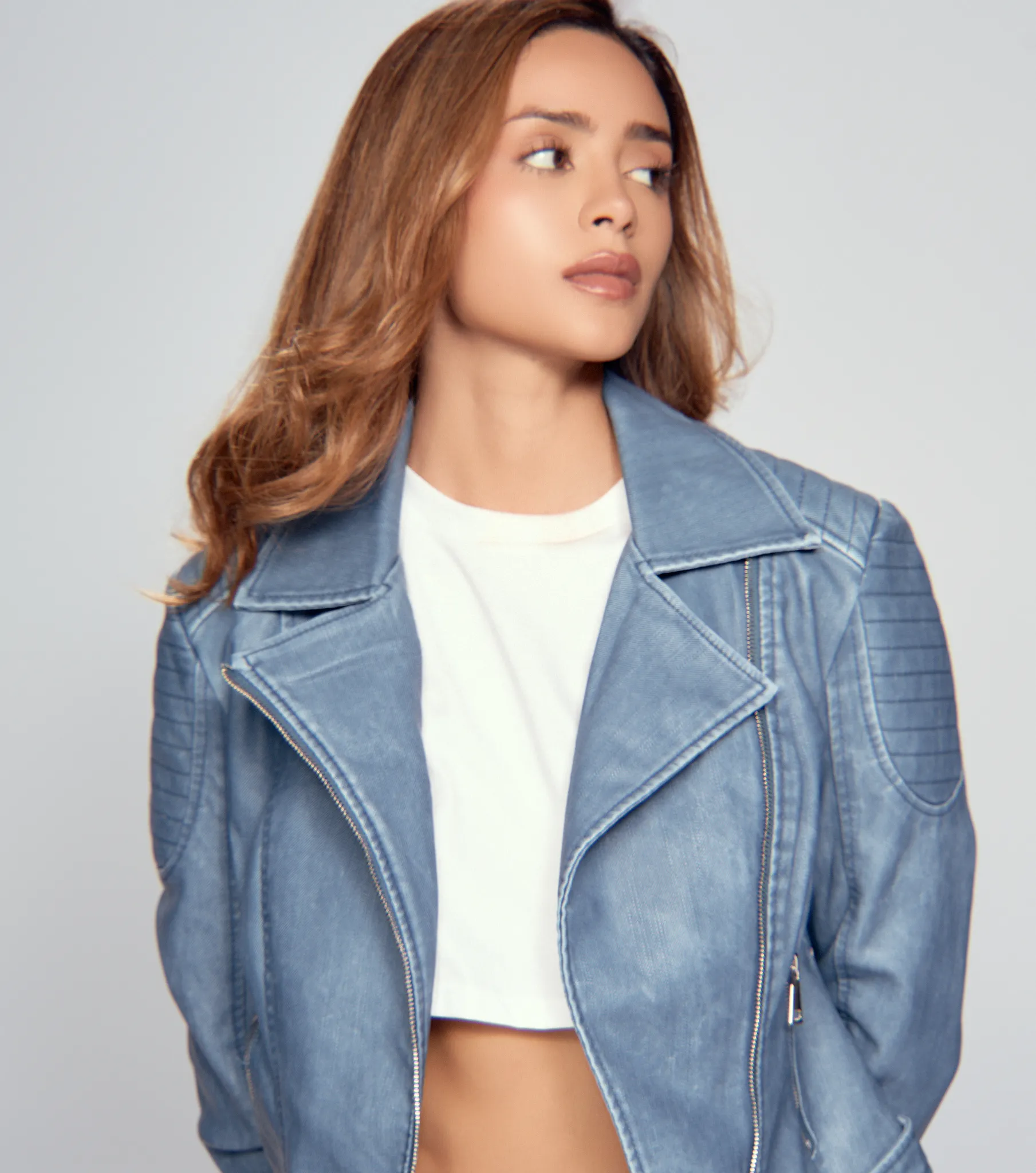 Chaqueta Cuello Solapa Manga Larga Unicolor Derek 834188 AZ